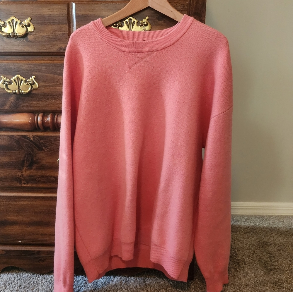 NWOT Coral Colored Zara Sweater